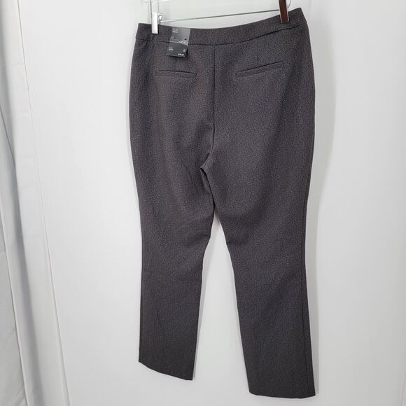 INC Pants Core Collection Womens 8 Slim Regular Ankle Mid Rise Heather Gray - Picture 4 of 11